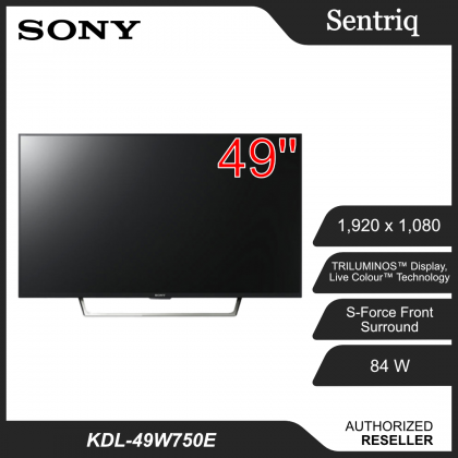 Sony KDL-49W750E 49'' Full HD High Dynamic Range LED TV (Original) 2 Year Warranty By Sony Malaysia