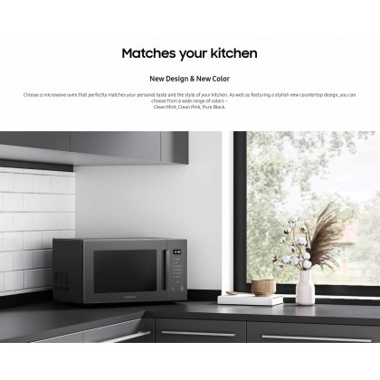 Samsung MG23T5018CK Grill Microwave Oven with Healthy Grill Fry Function, 23L (Original) 1 Years Warranty By Samsung Malaysia
