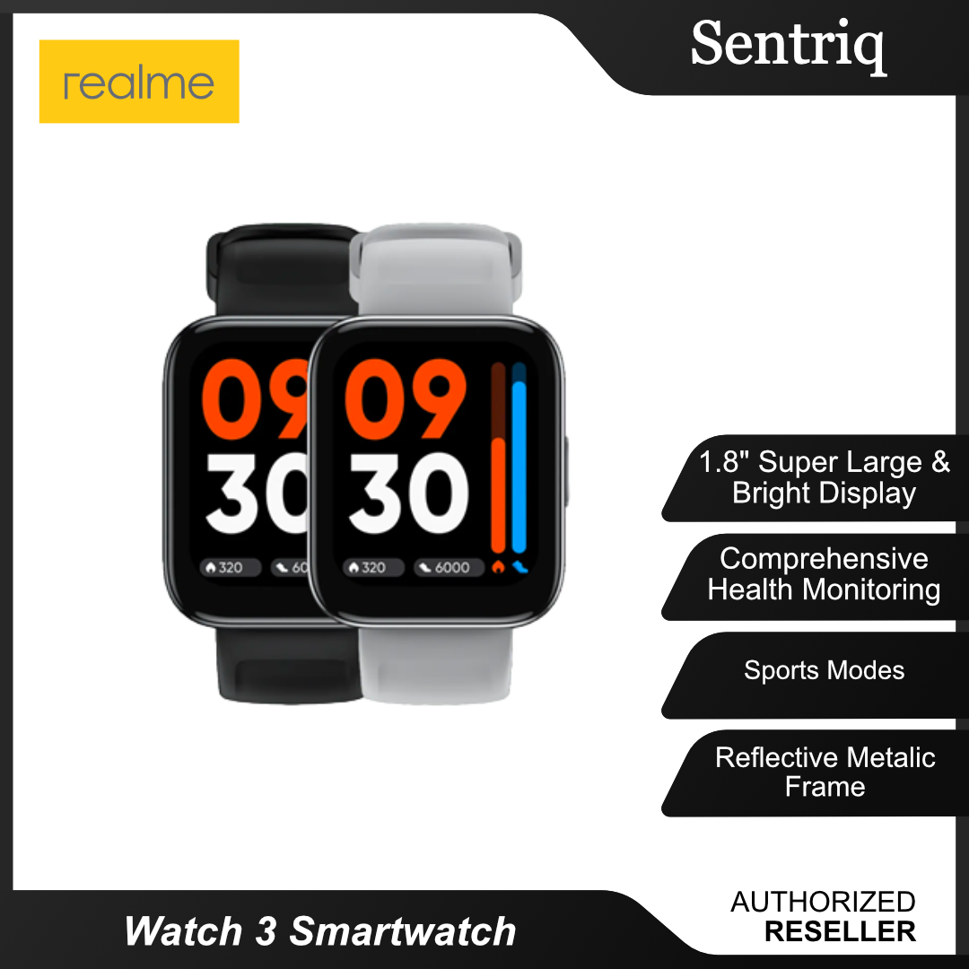 Realme Watch 3 Smartwatch Grey Colour Original 6 Months Warranty